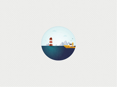 The Big Wide World icons illustration travel