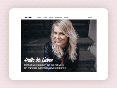 Onepager for Anchor Julia Kleine creative designinspiration digital digitaldesign uidesign userexperience userinterface uxdesign webdesign