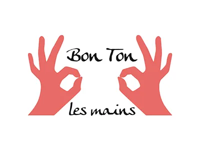 Bon Ton Les mains dita fresco hands mains mani pulito rosa