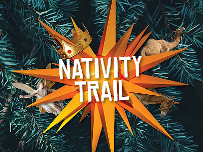 nativity trail christmas church nativity star
