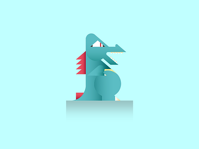 Totodile adobe illustrator gradient illustration niantic nintendo pokemon pokemongo video game