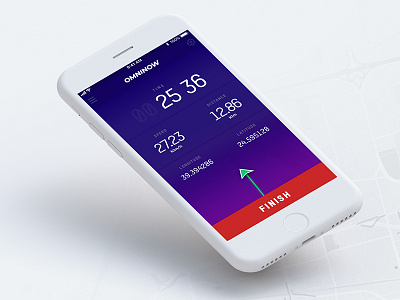 OMNINOW // Second Screen // Go extreme app data extreme gopro ios iphone map mobile design running user experience user interface web