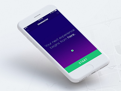OMNINOW // Start Screen // Are you Ready? app data extreme gopro ios iphone map mobile design running user experience user interface web
