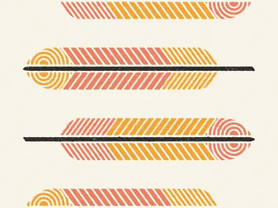 Feather colection bird feather halftone icon lines pattern stroke texture warm