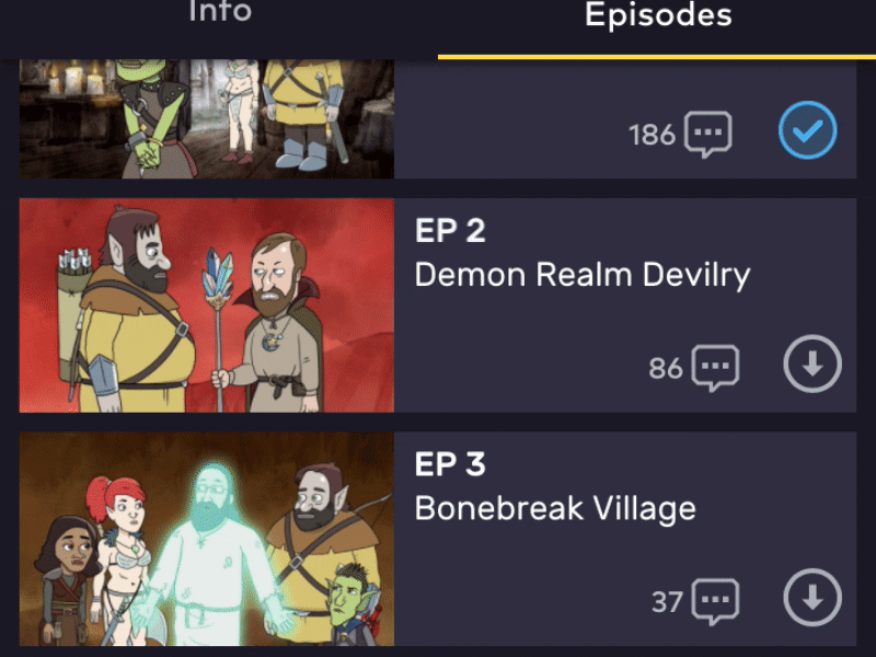 Offline Viewing flinto offline viewing syncing vrv