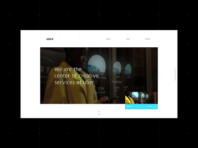 Uber Design home landing page uber ui ux website