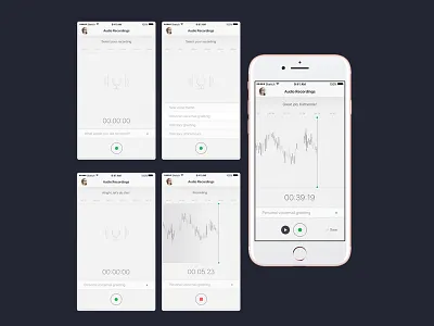 Audio Recording app audio memo record recording voice