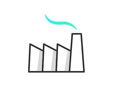 Ideas Factory Logo black branding colour design gradient grey ideas illustrator logo white