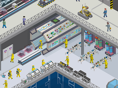 Isometric world II business energy isometric it