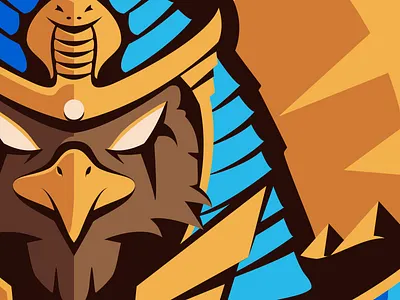 Amon-Ra Mascot wip amon amon ra egypt egyptian esport god logo mascot pyramid ra sand sports