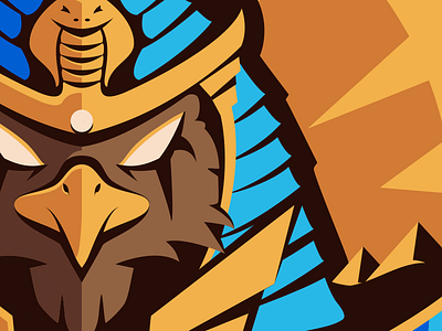 Amon-Ra Mascot wip amon amon ra egypt egyptian esport god logo mascot pyramid ra sand sports
