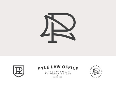 Dribbble Pyle Law branding law marks shark update