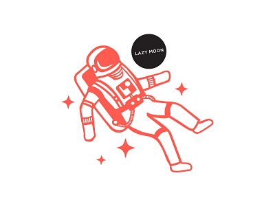 Lazy Moon Shirt Graphic astronaut pizza restaurant shirt space spaceman vector