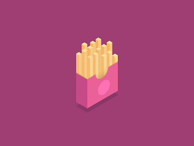 French Fries fhc30 french fries fries icon illustration isometric