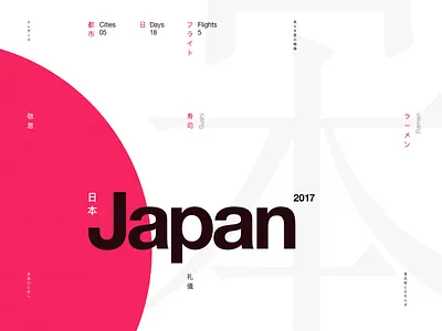 Japan 2017 clean graphic design helvetica japan japanese layout minimal swiss tribute typography
