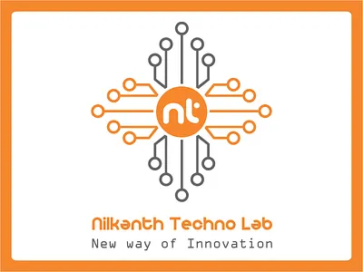 Nilkanth Logo graphic design illustrator logo logodesign technology