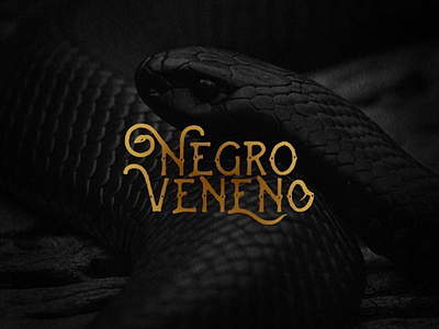 negro veneno / logo brand brand branding design drink logo mezcal vector