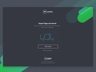Error Page 404 404 error error page flat flow found page pipe ui web