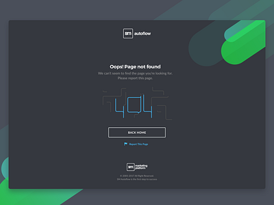 Error Page 404 404 error error page flat flow found page pipe ui web