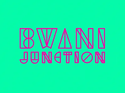 Bwani band custom geometric merch type typography