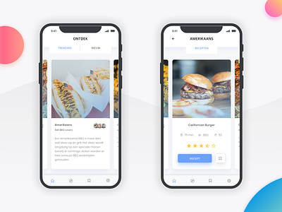 BBQ App app bbq branding cook design iphonex mobile ui ux