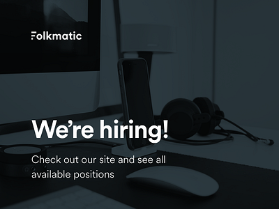 We are hiring! ad agency careers hiring job website