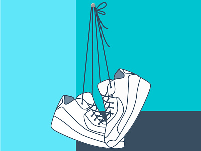 Sneakers icon 2d app flat icon natimade nike sneakers sport vector