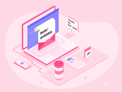 HELLO DRIBBBLE !