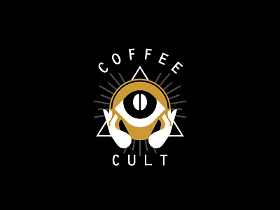 Coffee Cult coffee cult eye hand icon logo mark stolz