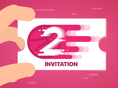 Invitation-2 design dribble invitation invite ui