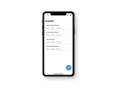Collective Countdown Timer - 014 apple countdown dailyui ios iphonex minimal timer ui ux wireframe