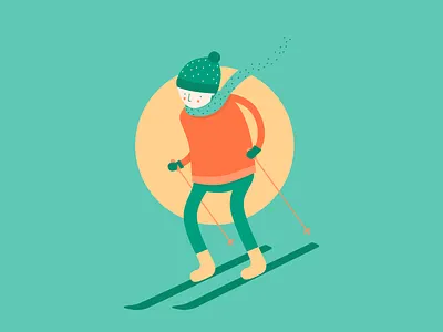 Winter cap cold mountain scarf ski skier skiing snow winter