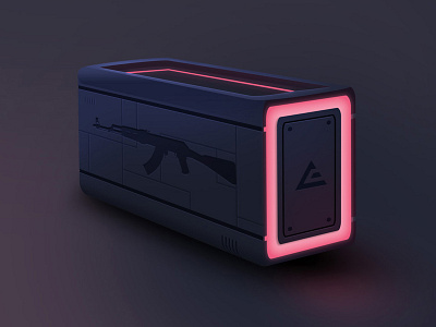 Custom CSGO Case 3d box case counter strike crate csgo esports game