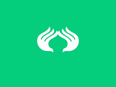 Waqf brand distinctive dove logo mark memorable mosque negative space unique