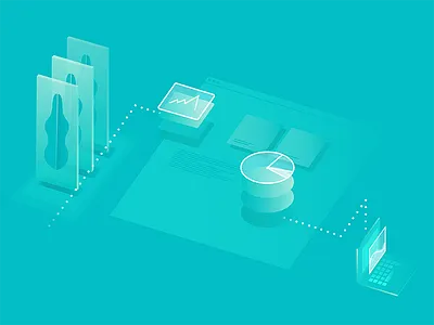 Plant Data is Fun data design illustration infographics perspective science