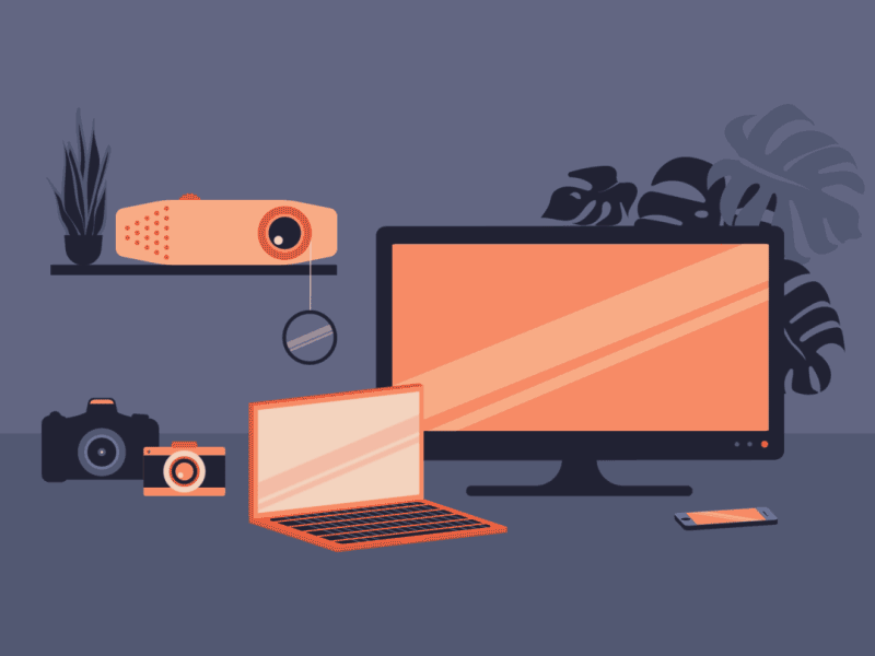 Gadgets after effects animation gadgets graphics illustration kinsu motion