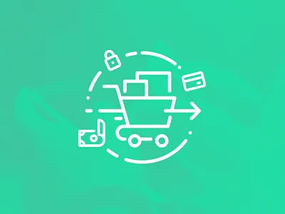 Checkout illustration icon illustration payment stroke