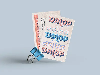 Dalop Exploration business cards eat fast casual food indian logotype nyc outline restaurant simmer