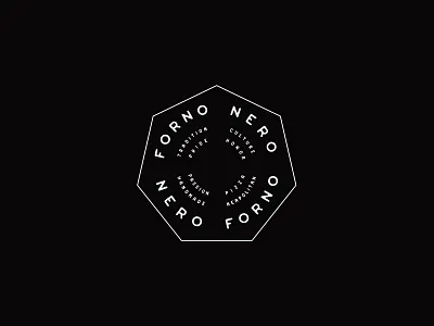 Forno Nero art branding dallas design food icon interiordesign logo pizza restaurant texture