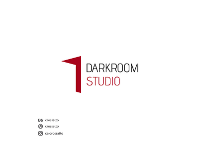 Darkroom Studio brand branding dark design icon logo photographer