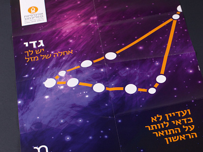 BGU Zodiacs ad brochure concept prin sign university zodiac