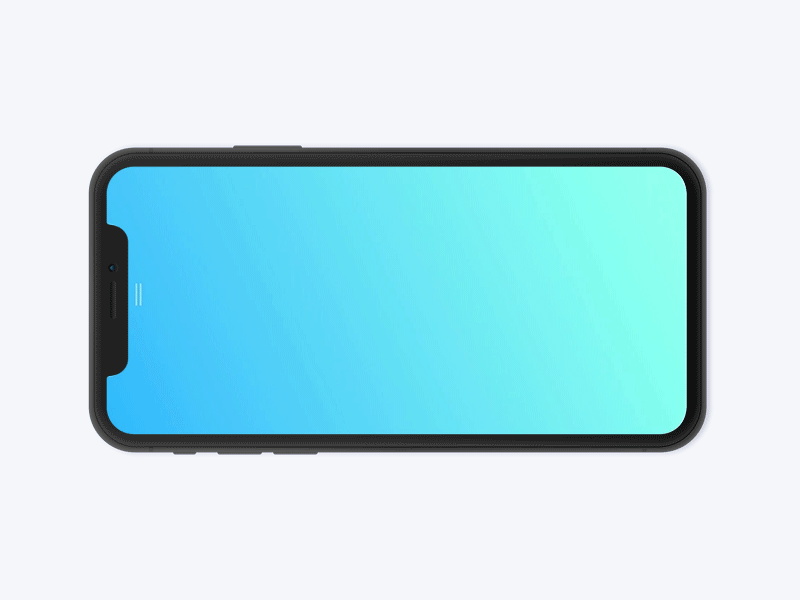 iPhone X Menu Concept