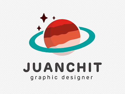 Another planet illustration juanchit logo planet