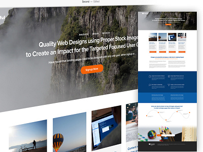 Landing Page Design clean landing landingpage ui web