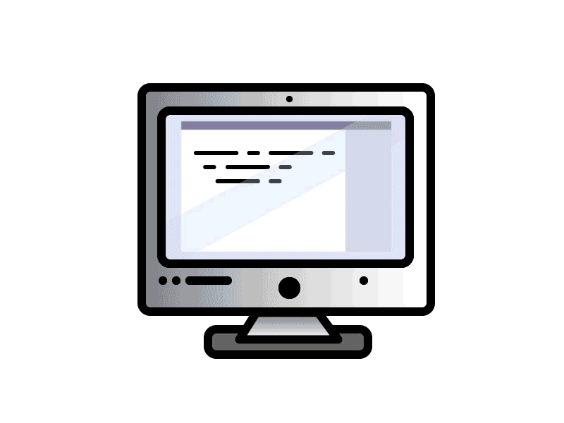 Portfolio Site Icon 1 - Web Design after effects coding css desktop html icon motion graphics portfolio web web design