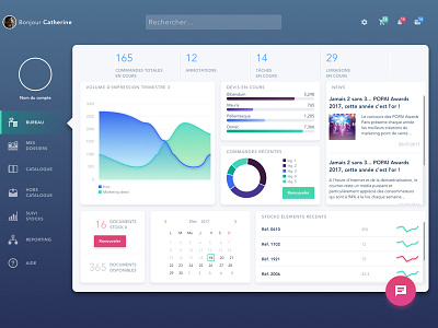 Dashboard Concept analytics business calendar card cards chart color colorful concept corporate dashboard data