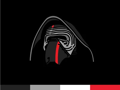 Kylo Ren 2.0 awakens character disney force illustration jedi kylo last line ren star wars