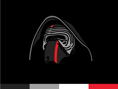 Kylo Ren 2.0 awakens character disney force illustration jedi kylo last line ren star wars