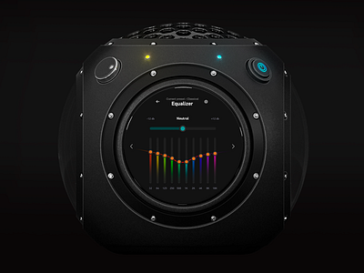 Armadillo amplifier application design industrial interaction interface ios iphonex loonars ui ux webdesign