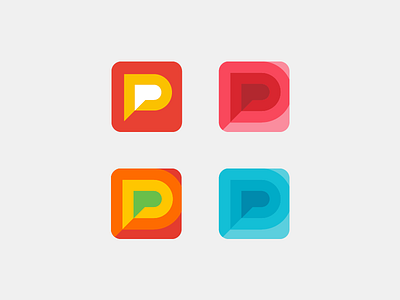 Pocket Play app brand design game icon logo play pocket